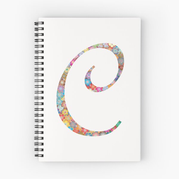 Item preview, Letter C Capital Alphabet Colorful Flowers C Gift designed and sold by Shariss.