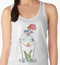 Perilous Pink Parasol - Stretching Portrait Women's Tank Top