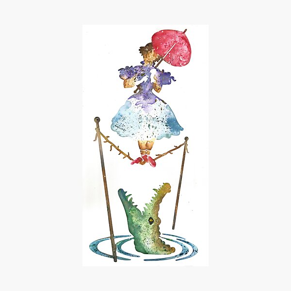 Item preview, Perilous Pink Parasol - Stretching Portrait designed and sold by Batg1rl.