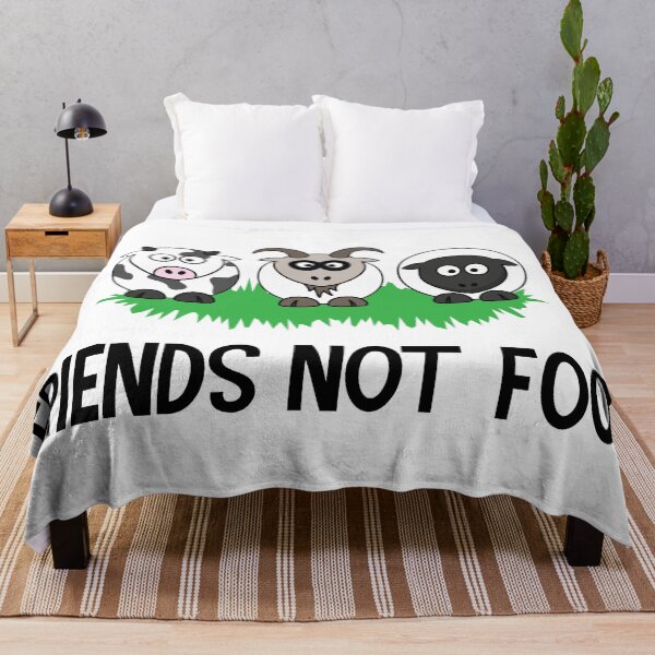 Item preview, Friends Not Food, Gifts for Vegan Vegetarian, Animal Rights Lover Present designed and sold by Blok45.