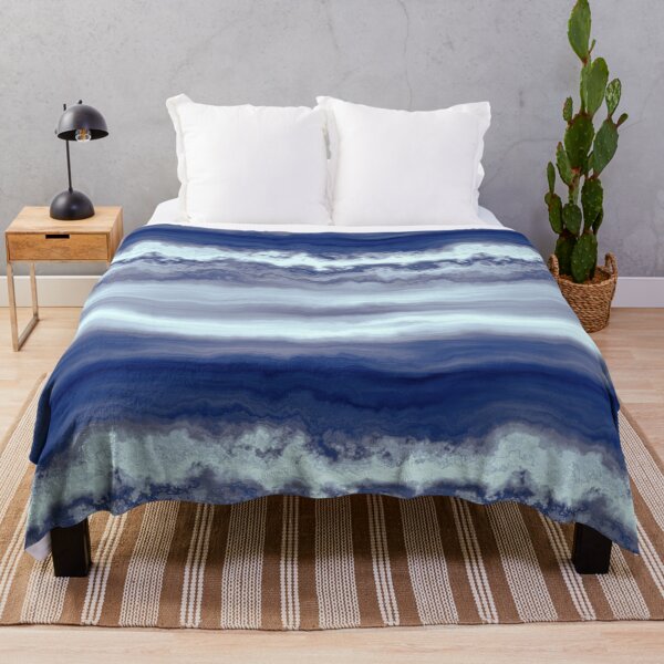 Item preview, Blue Abstract Waves designed and sold by Sybille-Yates.