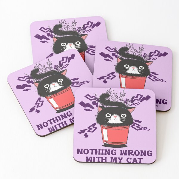 Item preview, There is nothing wrong with my cat funny cartoon cat design for cat lovers designed and sold by PunMan Army.