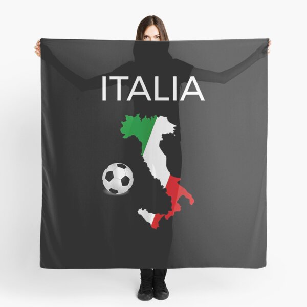 Ruffneck Italy | Soccer Scarf | Four Star Italian Futbol Scarf | Azzurri