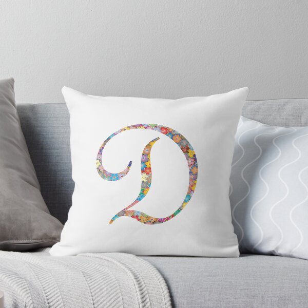 Item preview, Letter D Capital Alphabet Colorful Flowers D Gift designed and sold by Shariss.