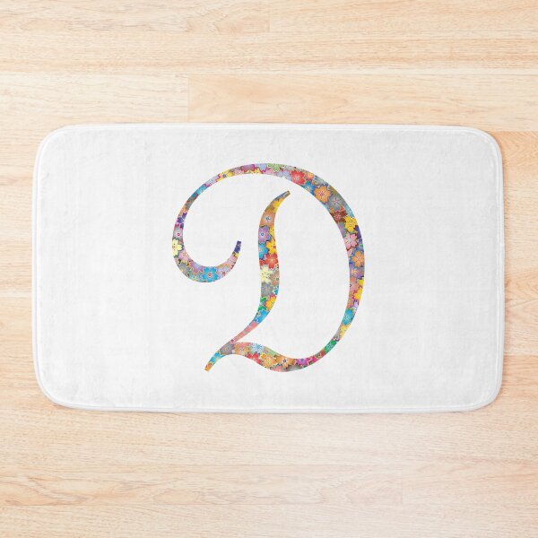 Item preview, Letter D Capital Alphabet Colorful Flowers D Gift designed and sold by Shariss.