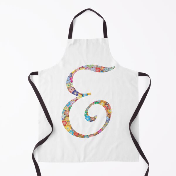 Item preview, Letter E Capital Alphabet Colorful Flowers E Gift designed and sold by Shariss.