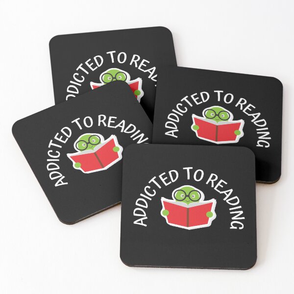 Item preview, Addicted to reading - funny book lover sayings designed and sold by Theleochick.