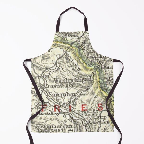 Item preview, WANLOCKHEAD & surrounding area map 1899 designed and sold by yourscotland.