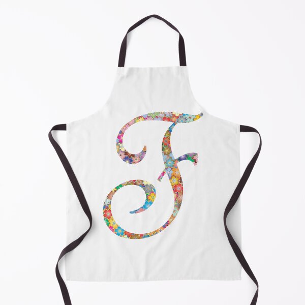 Item preview, Letter F Capital Alphabet Colorful Flowers F Gift designed and sold by Shariss.