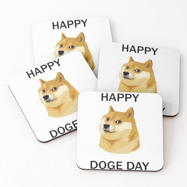 Item preview, Happy Doge Day - Dogecoin doge meme designed and sold by felixprinter.