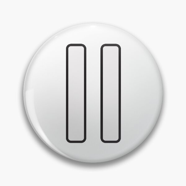 Item preview, Pause button designed and sold by Julien Vanélian.