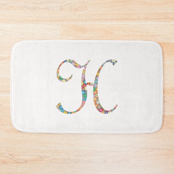 Item preview, Letter H Capital Alphabet Colorful Flowers H Gift designed and sold by Shariss.