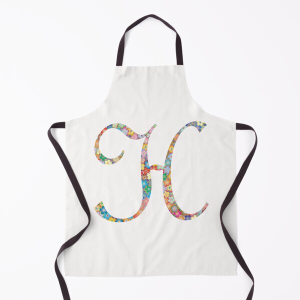 Item preview, Letter H Capital Alphabet Colorful Flowers H Gift designed and sold by Shariss.
