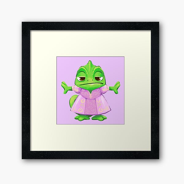 Pascal Rapunzel Sticker and Accesories Art Board Print for Sale by  ModernMix