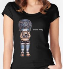 Smile Baby - Retro Tee Women's Fitted Scoop T-Shirt