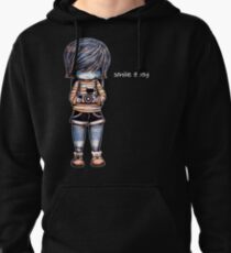 Smile Baby - Retro Tee Pullover Hoodie