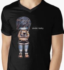 Smile Baby - Retro Tee Men's V-Neck T-Shirt