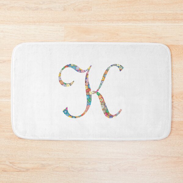 Item preview, Letter K Capital Alphabet Colorful Flowers K Gift designed and sold by Shariss.
