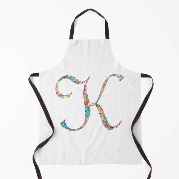 Item preview, Letter K Capital Alphabet Colorful Flowers K Gift designed and sold by Shariss.