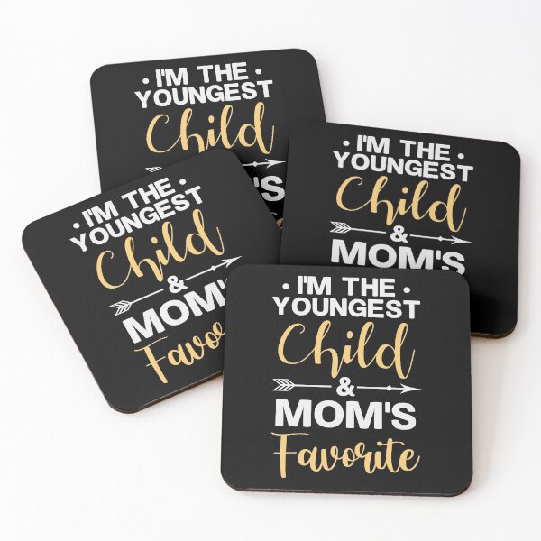 Item preview, I'm The Youngest Child & Mom's Favorite Funny Sibling Quote Gift Idea / Birthday Gifts designed and sold by Chamssou.