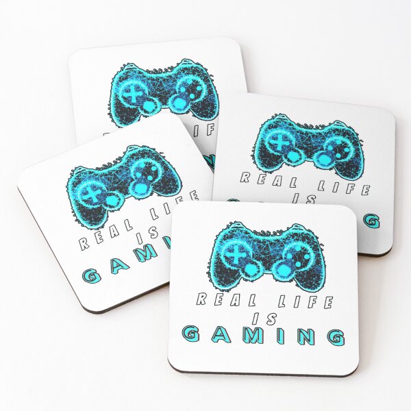 Item preview, real life is gaming,funny gaming ,gamer lover designed and sold by Havic  Tees.