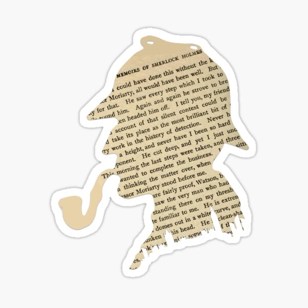 Classic Sherlock Holmes Sticker