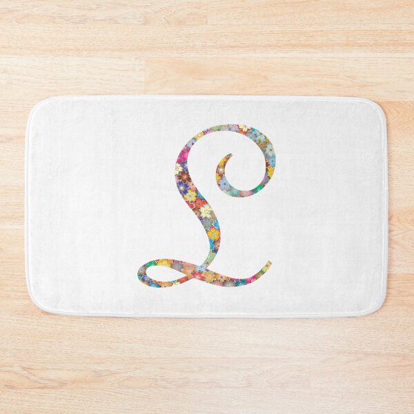Item preview, Letter L Capital Alphabet Colorful Flowers L Gift designed and sold by Shariss.