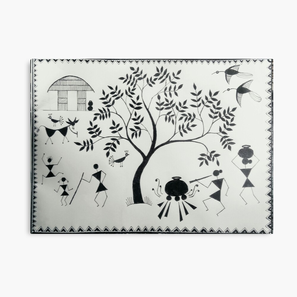 warli art village life