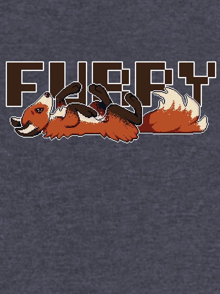 Discover pixel furry fox Lightweight Sweatshirt