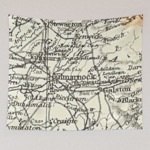 Item preview, KILMARNOCK & surrounding area map 1899 designed and sold by yourscotland.