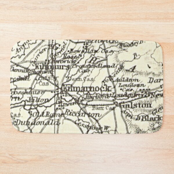 Item preview, KILMARNOCK & surrounding area map 1899 designed and sold by yourscotland.