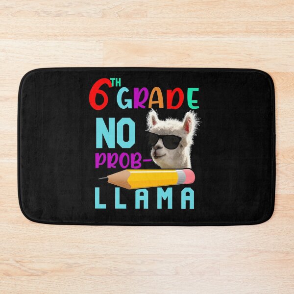 Item preview, Hello 6th Grade-Sixth Grade-No Prob-Llama designed and sold by DiensDesign.