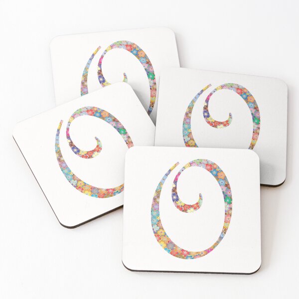 Item preview, Letter O Capital Alphabet Colorful Flowers O Gift designed and sold by Shariss.