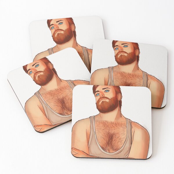 Item preview, ginger beard man  designed and sold by Leosketches.