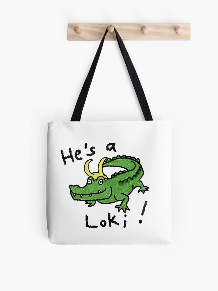 Croki, He's a Loki! Alligator Loki Shirt Backpack for Sale by lyneprints