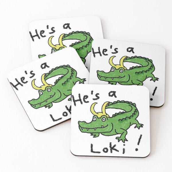 Aperçu de l'œuvre Croki | C'est un Loki ! Chemise Loki Alligator créée et vendue par lyneprints.