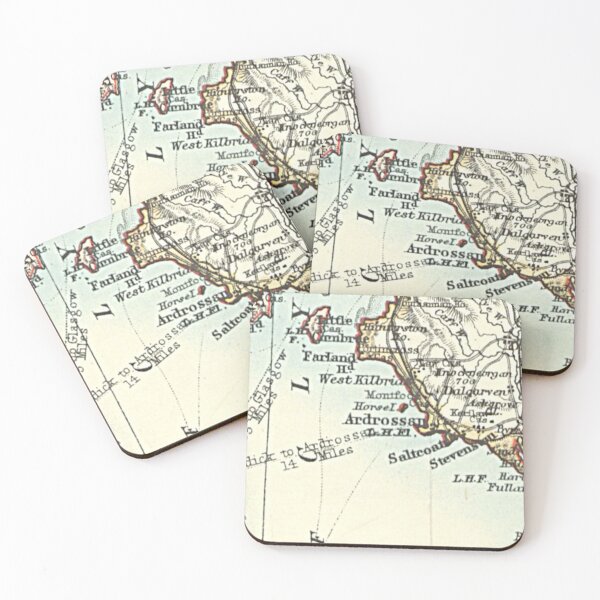 Item preview, ARDROSSAN & surrounding area map 1899 designed and sold by yourscotland.