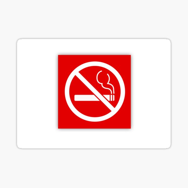 Item preview, No Smoking Symbol Label designed and sold by warning signs.