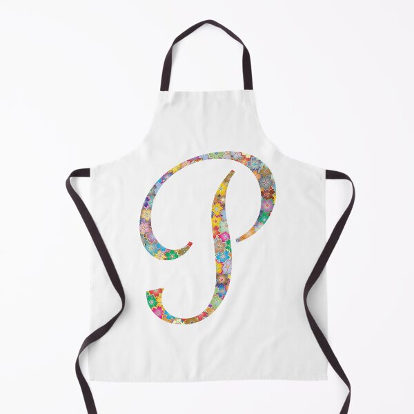Item preview, Letter P Capital Alphabet Colorful Flowers P Gift designed and sold by Shariss.