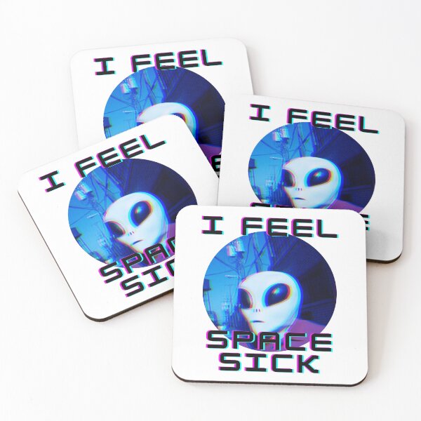 Item preview, I FEEL SPACE SICK. ALIENS EXTRATERRESTRIALS UFO LOVERS designed and sold by AlfaEcho.