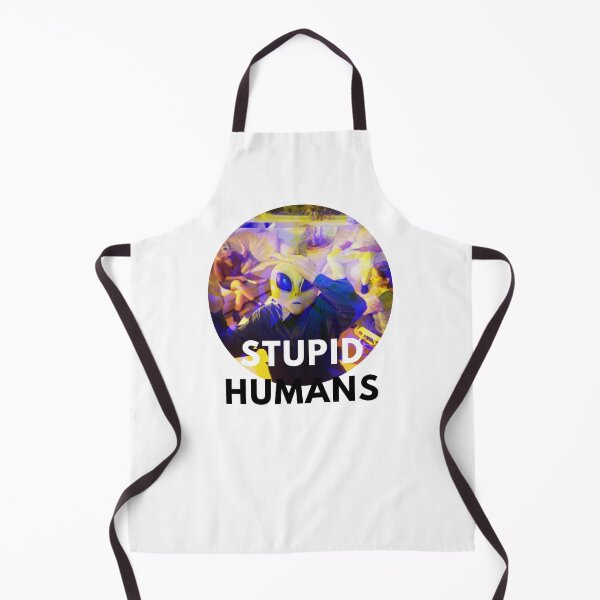 Item preview, STUPID HUMANS. ALIENS EXTRATERRESTRIALS UFO LOVERS designed and sold by AlfaEcho.