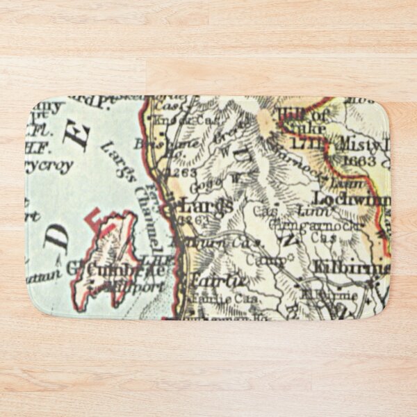 Item preview, LARGS & surrounding area map 1899 designed and sold by yourscotland.