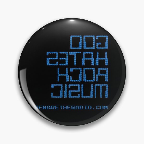 Item preview, God Hates Rock Music (doG setaH kcoR cisuM) - backwards message designed and sold by bewaretheradio.