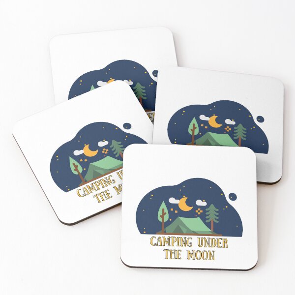 Item preview, camping under the moon - camping is my love language designed and sold by bahicharafe.