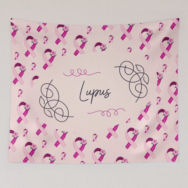Item preview, Lupus Awareness, Lupus Ribbon, Lupus Pattern designed and sold by AnsDesigns.