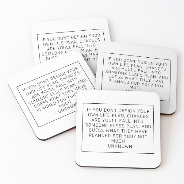 Item preview, Motivational quote about planning and achieving goals designed and sold by Theleochick.
