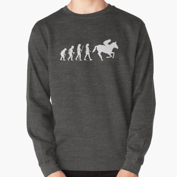 Item preview, Funny Women's Horse Racing Jockey Evolution Silhouette designed and sold by BeyondEvolved.