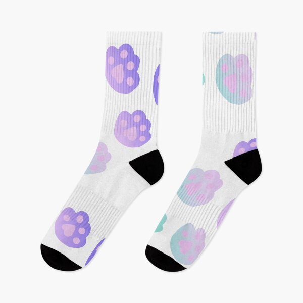 Item preview, Rainbow Cat Tracks, Cat Footprint, Cute Cat designed and sold by hvasilevshop.
