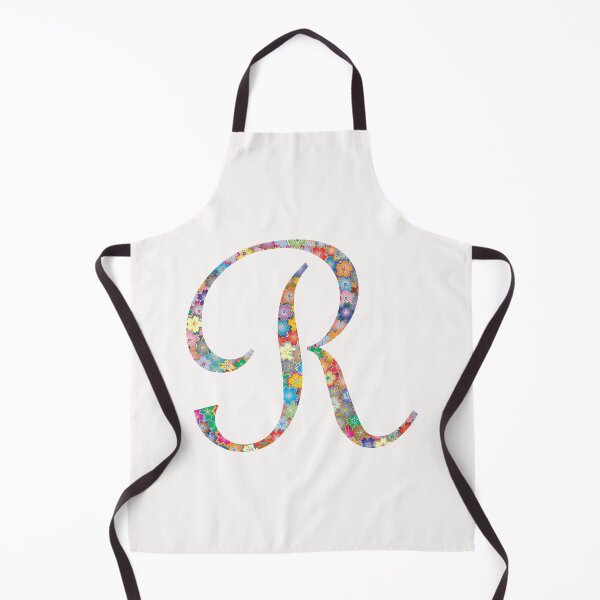 Item preview, Letter R Capital Alphabet Colorful Flowers R Gift designed and sold by Shariss.