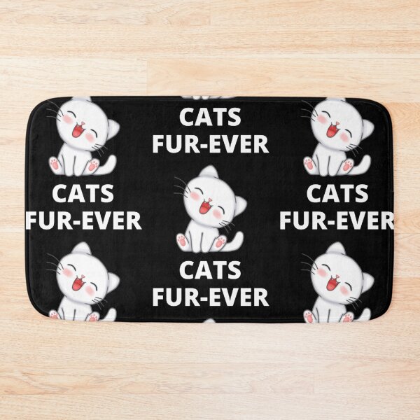 Item preview, CATS FUR-EVER HAPPY designed and sold by Sloganifi.